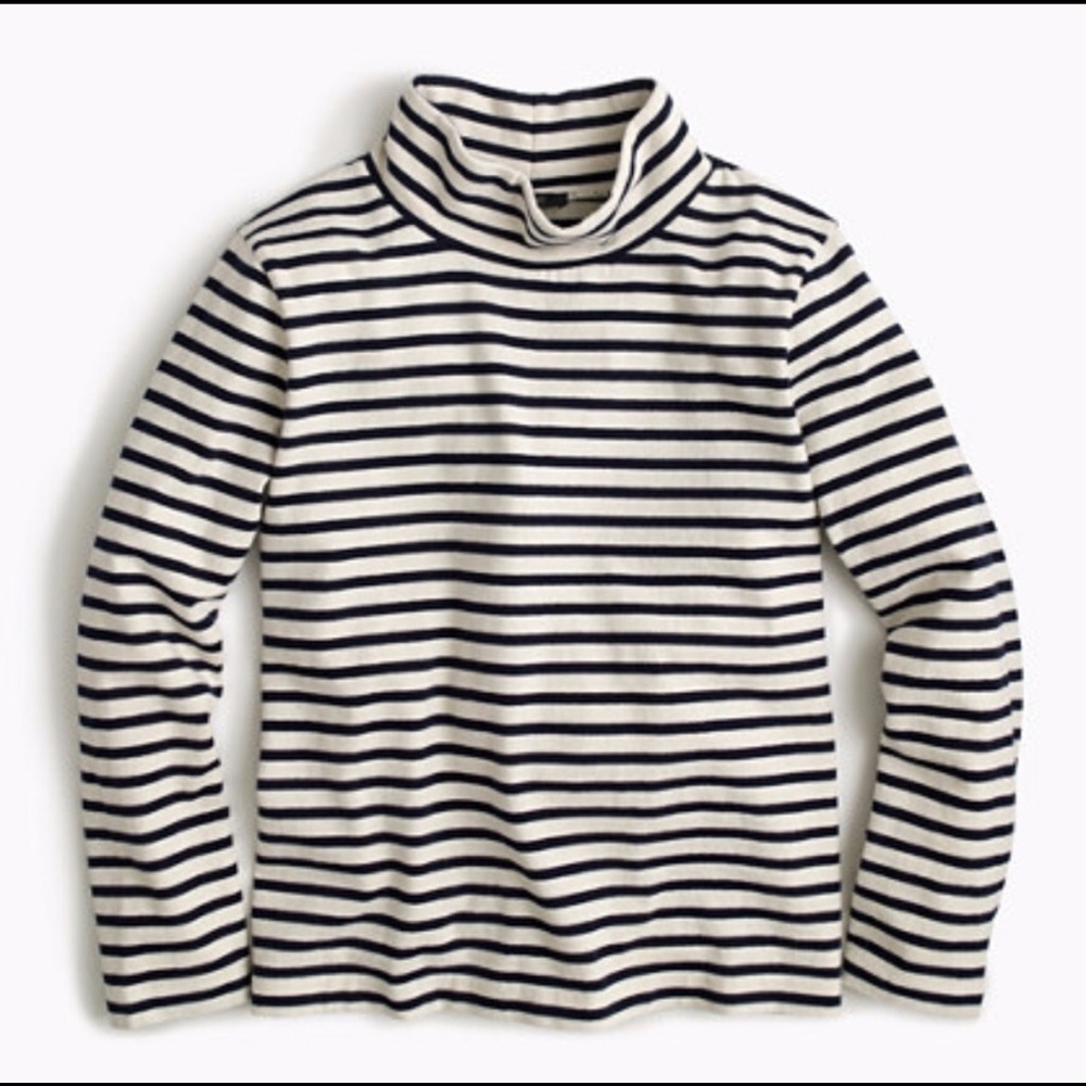 J. Crew boat neck striped sweater
